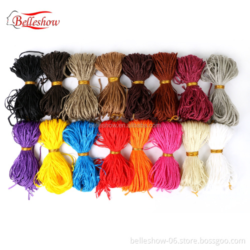 Hot sell Purple Blonde colored Long Colorful 28 inch Zizi Box Braids Hair Crochet Box Hair Extension Synthetic 3x box Braid